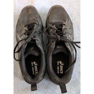 Asics Gel 180 TR All Black Running Shoes Sneakers S352N Men’s Size 9.5 Used